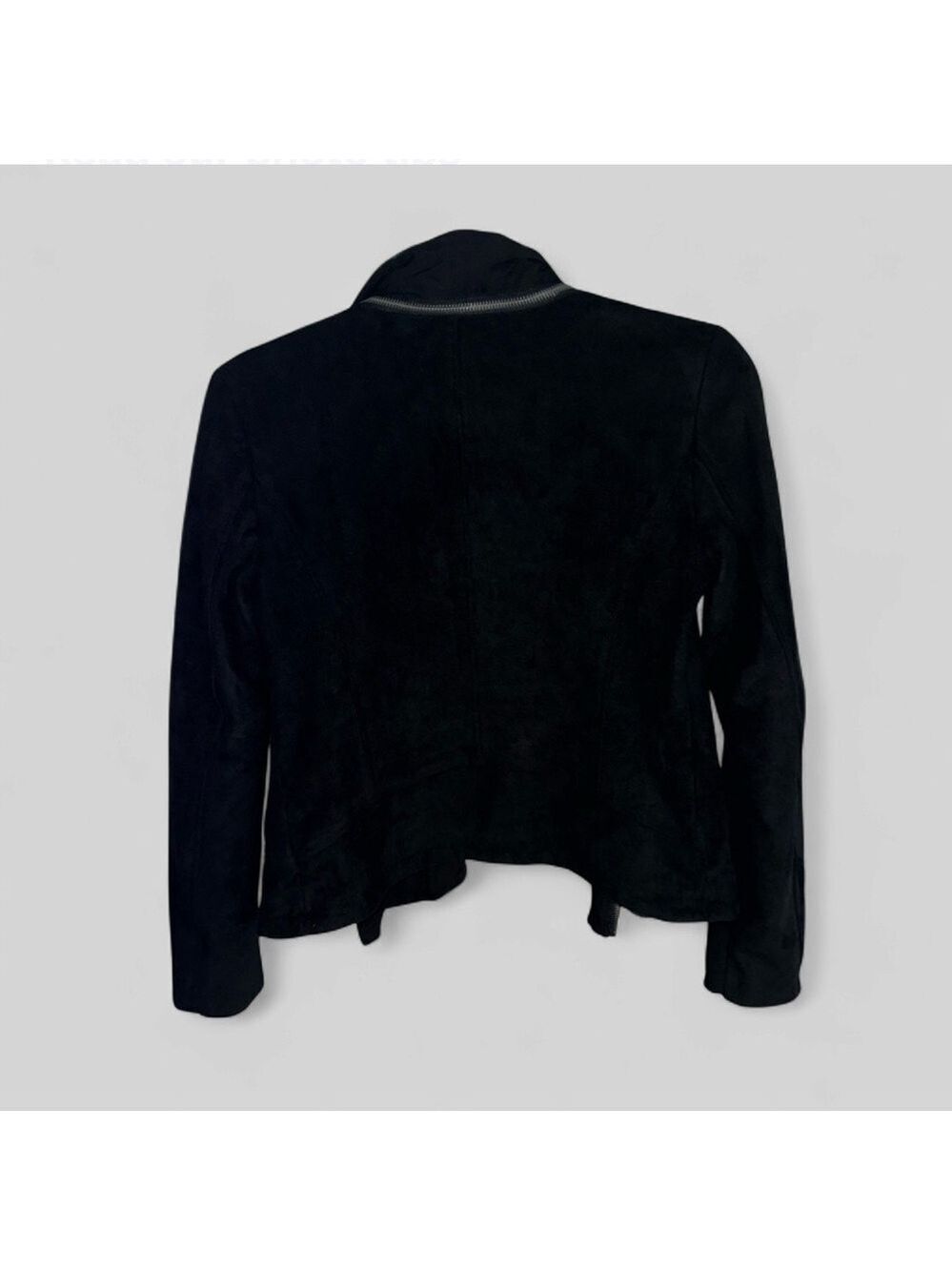 Miss Me Black Faux Suede Draped Moto Jacket
Size S NWT - Picture 10 of 13